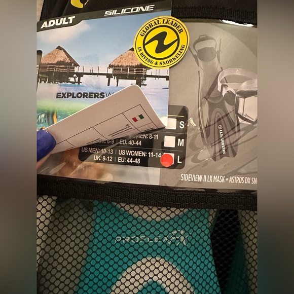 Sideview II Snorkeling Set - Travel Ready Snorkeling Kit - Picture 3 of 5